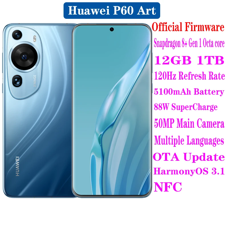 Original Huawei P60 Art Smartphone 6.67