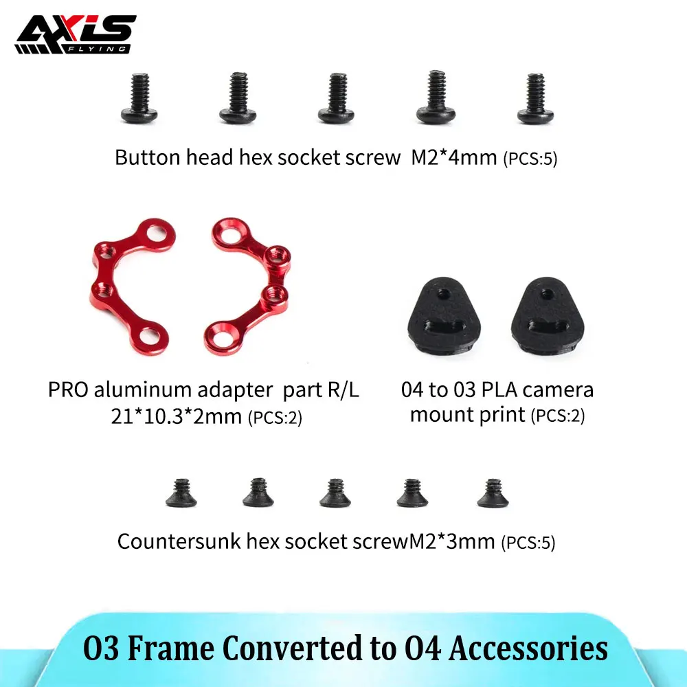 Axisflying O4 Pro To O3 Adapter For Fpv Accessories