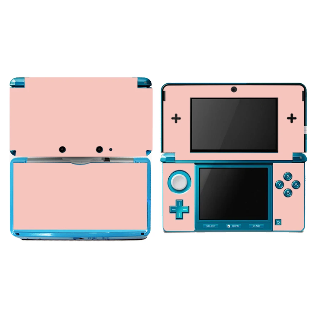 10 Pure Clean Solid Colours Vinyl Skin Sticker Protector for Nintendo 3DS Skins Stickers