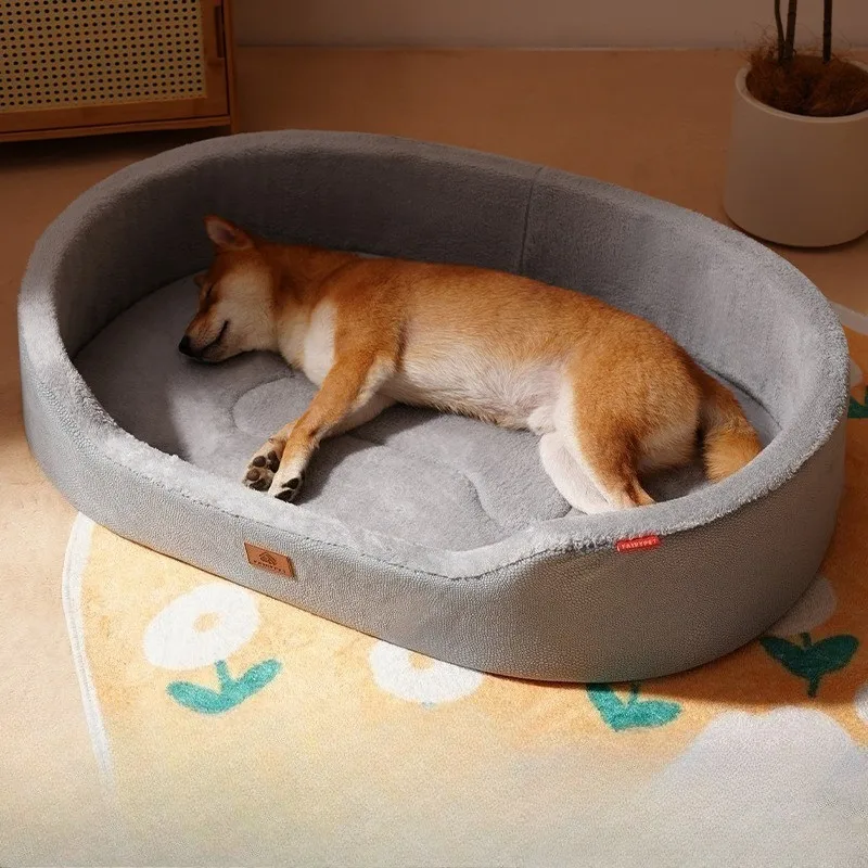 

Съемная лежанка для собак с влагозащитным и противоскользящим дном, подстилка для питомцев на все сезоны, коврик для будки