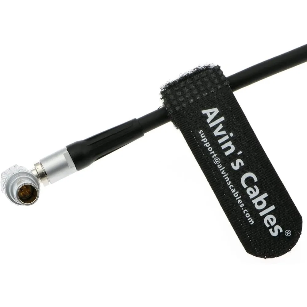 Alvin’s Cables Teradek RT Motor Cable for Teradek MDR.X Receiver | MOTR.X Motor| MK3.1 Motor Straight to Right Angle 4 Pin Male