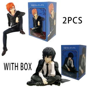 Furyu Bungo Anjing Liar 12cm Dazai Osamu Noodles Press Figure Koleksi Patung Kartun Jepang Mainan Lucu 6 angka anjing liar bungo penjualan terbaik - №