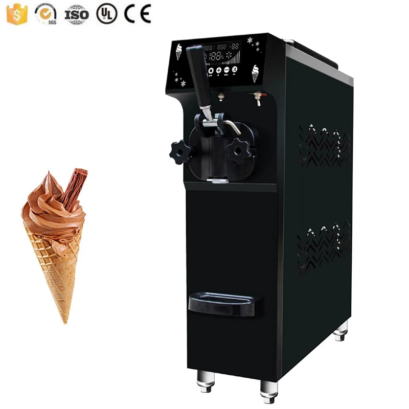 

12L/H Commercial Ice Cream Machine Single Flavor Soft Ice Cream Making Machine Yogurt Machine