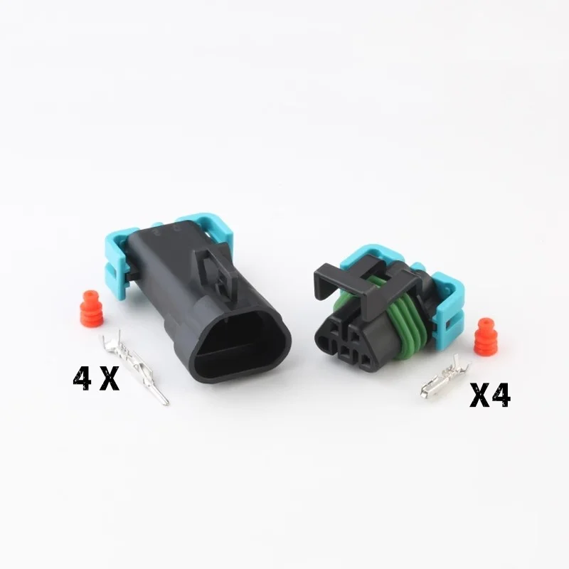 

1set 4-pin DJ7043-1.5-11/21 Automotive Connector Suitable for Car Oxygen Sensor Plugs