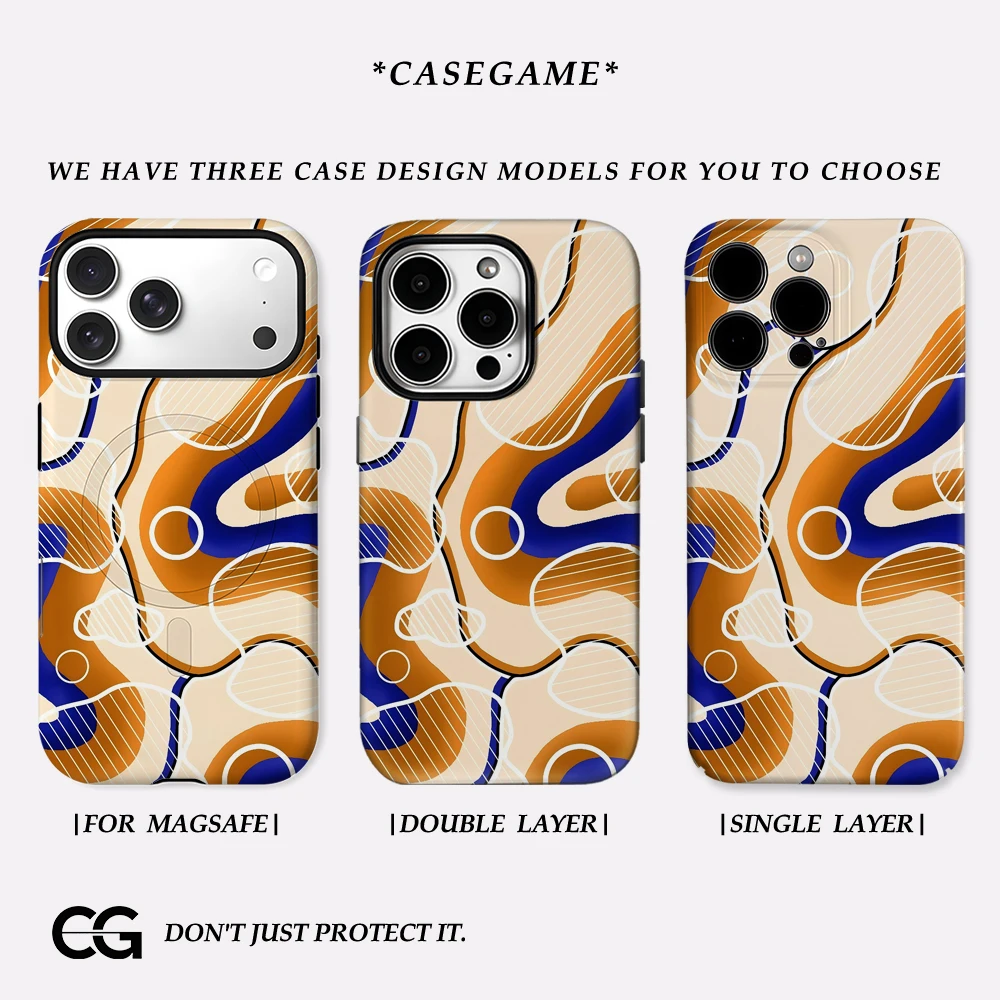 قوس قزح الأسماك المشارب Phone17 يجب أن يكون لديك جراب هاتف آيفون 17 16 15 14 13 12 برو ماكس زائد طبقة مزدوجة الغطاء الخلفي #1