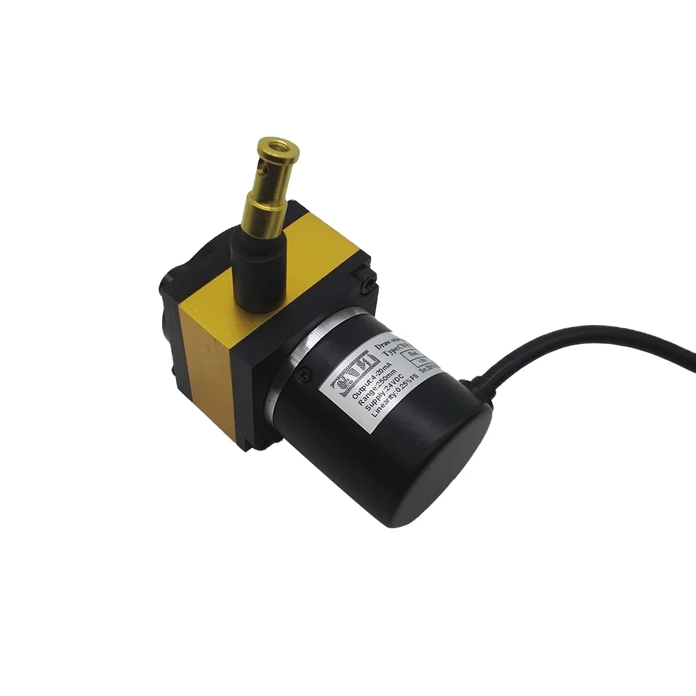 CALT 1500mm Range Draw Wire Displacement Sensor Rope Encoder String Pot Potentiometer Type Analog signal