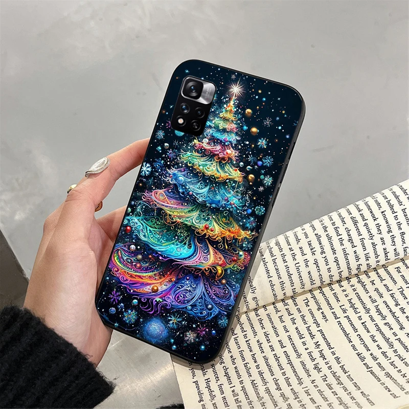 

Phone Case For Xiaomi Redmi note 14 Pro 14 13 12 11 10 Pro 14S 12S 11S Redmi 14C 13C 10 Christmas Tree Light