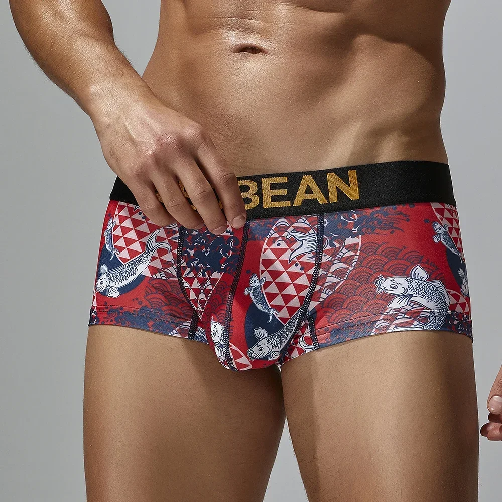 Seobean-New Year of the fish boxer briefs underwear, underclothing