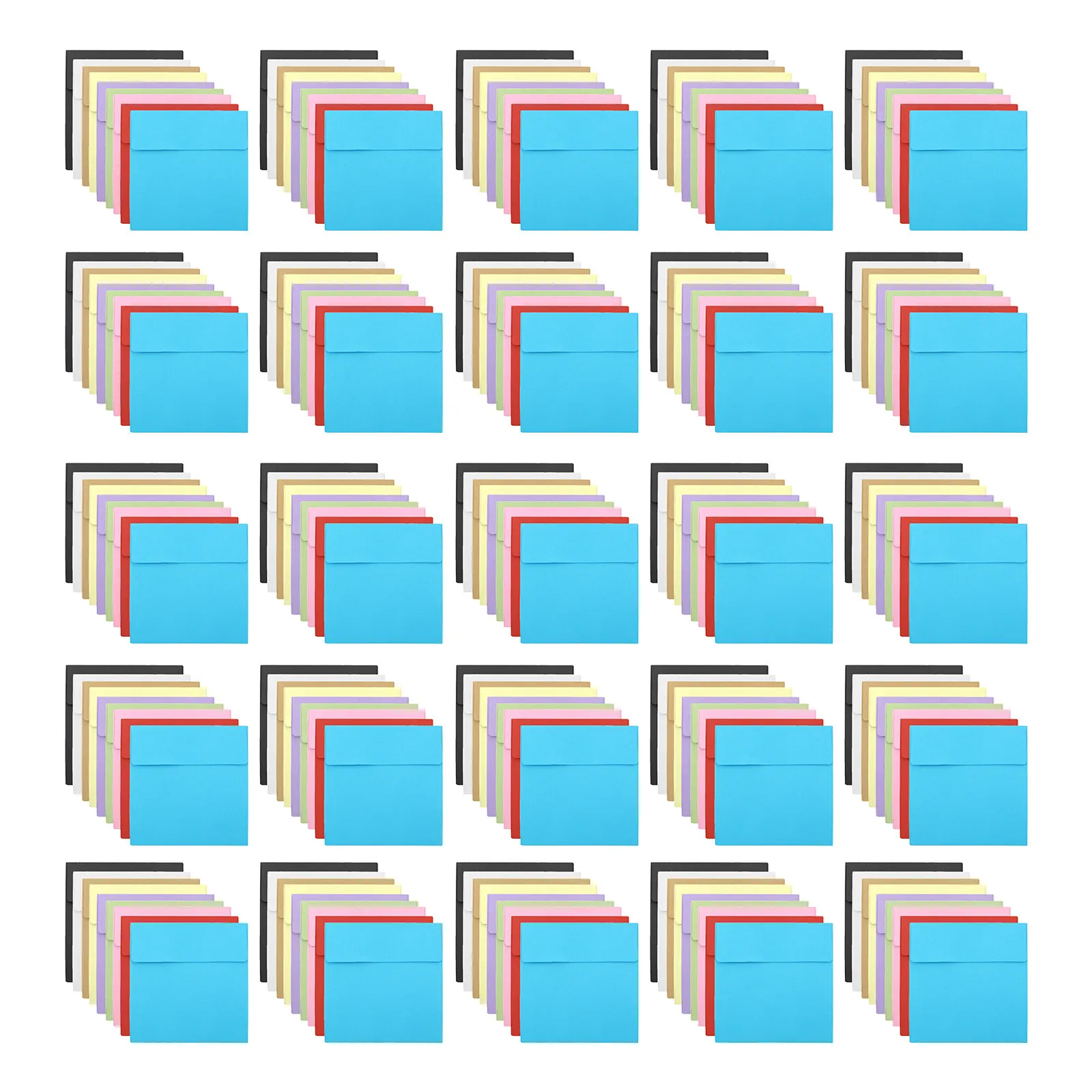 

100 шт. пустых конвертов для приглашений, открыток и поздравительных карточек оптом