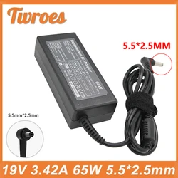 19V 3.42A 5.5x2.5mm 65W AC Laptop Adapter Charger for Asus X401A X550C A450C Y481 X501LA X551C V85 A52F X555 / TOSHIBA / GATEWAY