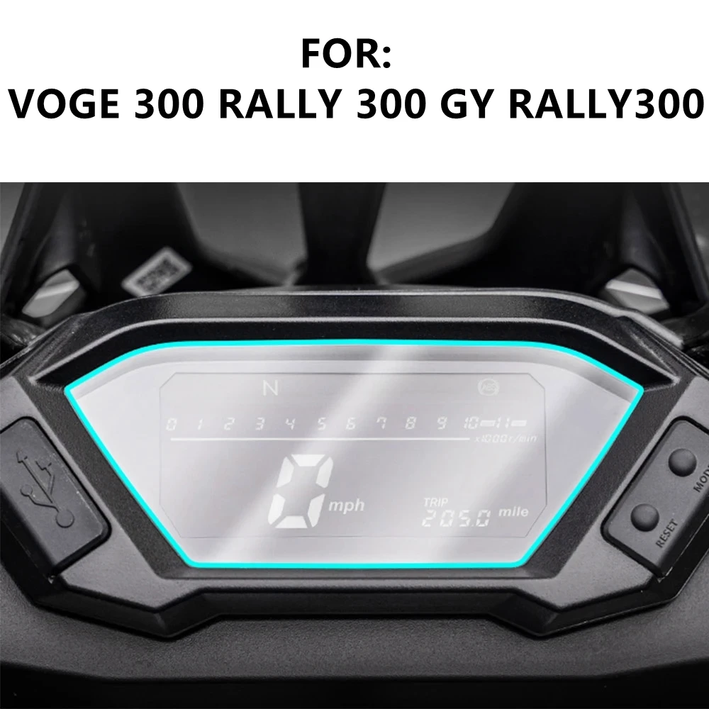 Motorcycle Accessories Cluster Scratch Protection Film Screen Protector Instrument For LONCIN VOGE 300 RALLY 300 GY RALLY300