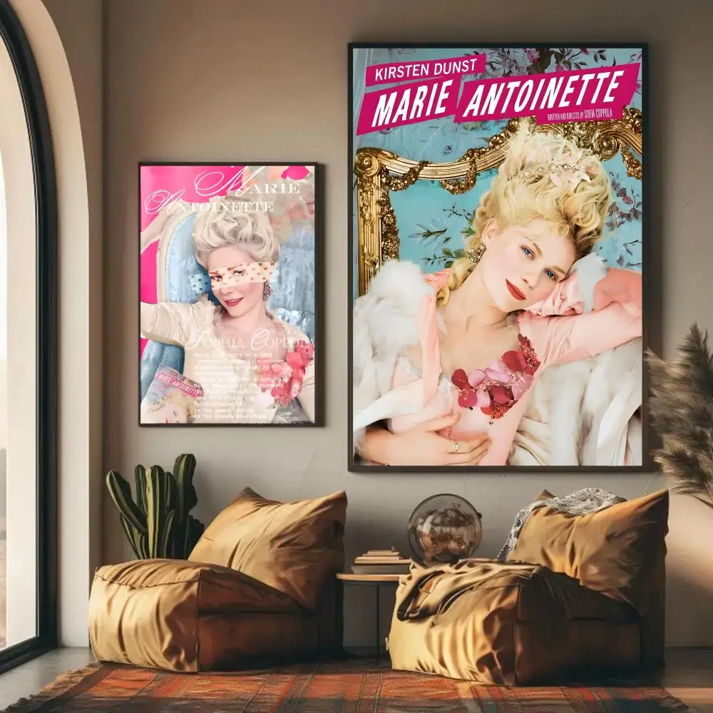 Marie Antoinette Poster Stickers Mural Painting Self-Adhesive Decor For Bedroom Living Room Home HD Wall Decals Gift