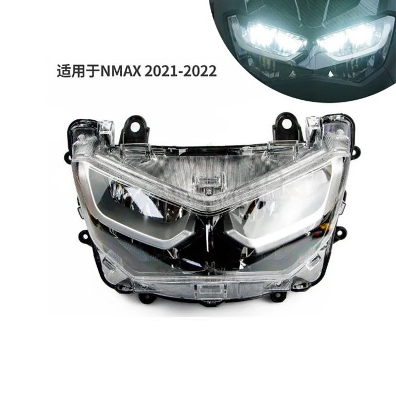 N-MAX155 NMAX125 Headlight Fit For NMAX 125 N-MAX 155 2021 2022 2023 2024 Motorcycle LED Headlamp Flowing Water Turn Signal