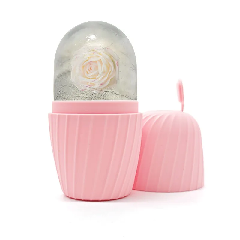 الجليد الوجه الأسطوانة الوجه رفع الكنتوري أدوات سيليكون آيس كيوب صواني آيس غلوب كرات العين الوجه مدلك الجمال أدوات العناية بالبشرة