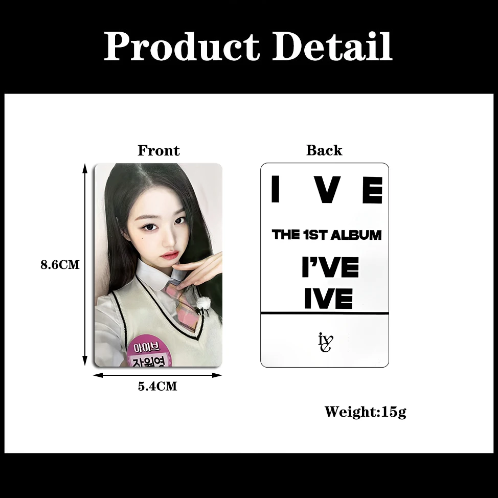 Korean Girl Group 1VE Fu Series New Special SW3 Bonus Card Collection Yujin Gaeul Wonyoung LIZ Rei Leeseo Peripheral Small Cards