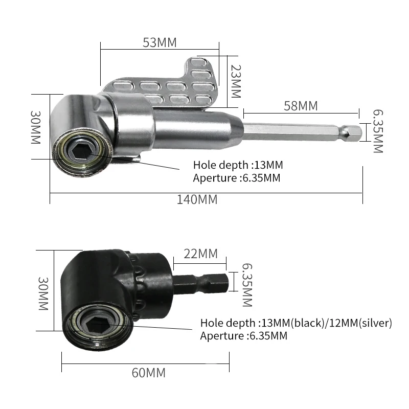 105 degree Corner Device Adjustable Angle Drill Driver Electric  Corner Turning Screwdriver Batch Bending Head