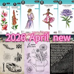 2026 new flower guitar Metal Cutting Dies and Clear Stamps cut die mold blade knife punch Scrapbook Paper craft stencils dies