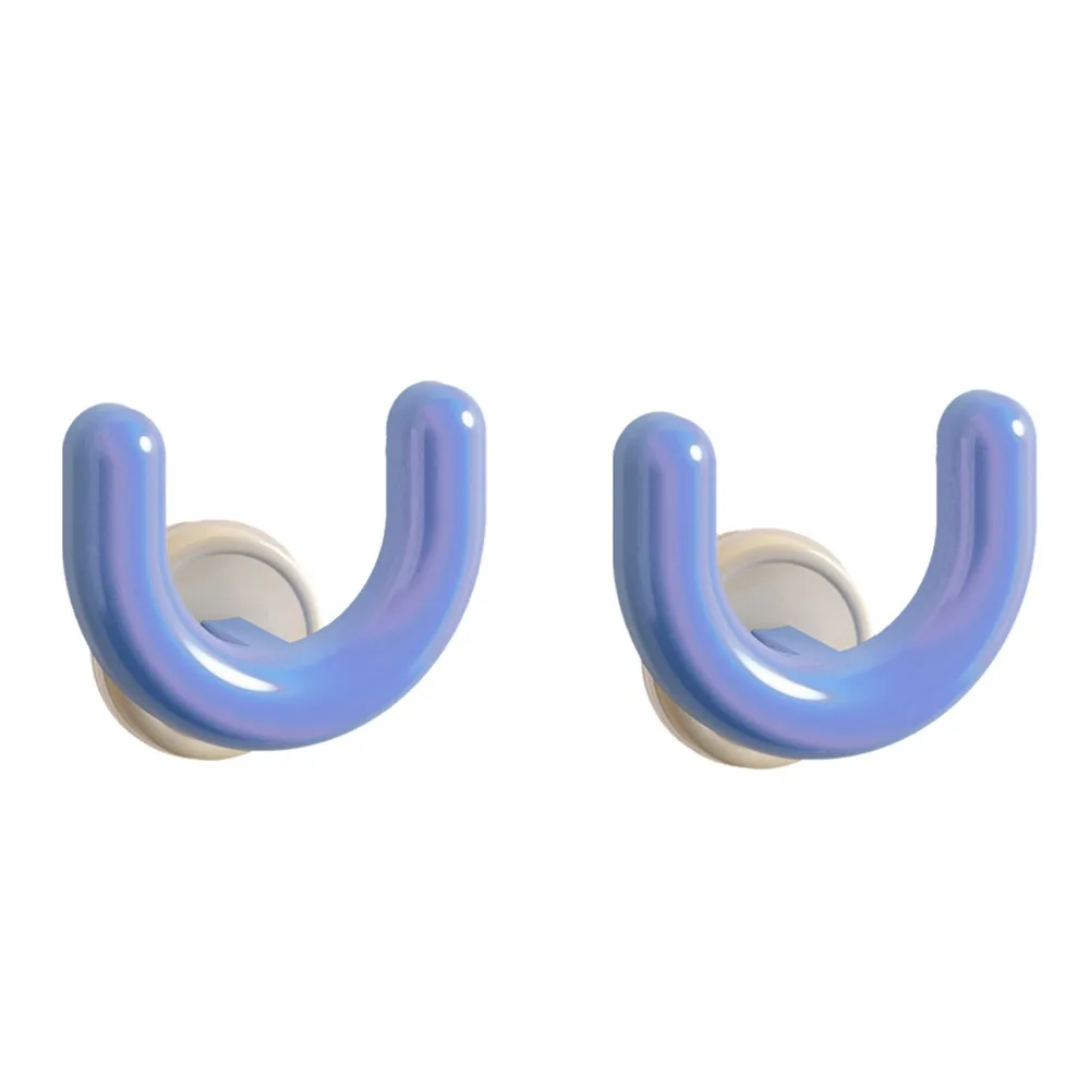 

2Pcs Plastic Suction Cup Slipper Storage Rack Punch Free Wall Mounted U Slipper Rack Space Saving Shoe Wall Hook Kitchen