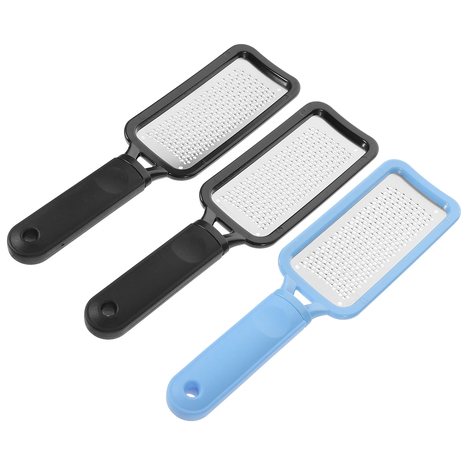 3 Stücke Fußfeile Dead Skin Remover Kallus Werkzeug Edelstahl Professionelle Heimgebrauch Glatte Haut Schwarz Schwarz
