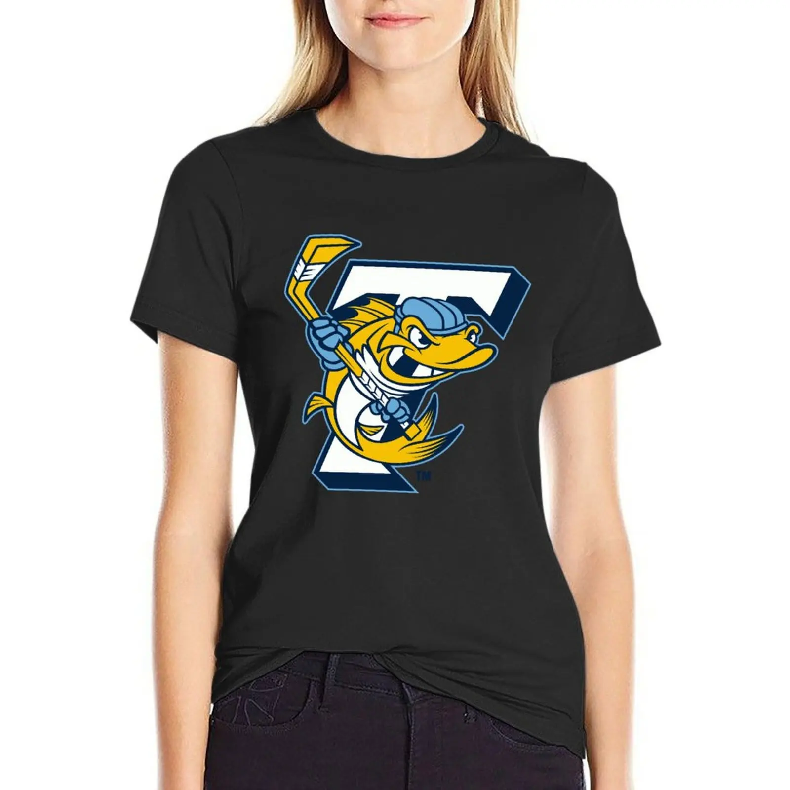 

TOLEDO WALLEYE T-Shirt sports fans customs design your own korean fashion Blouse Women's tee shirt