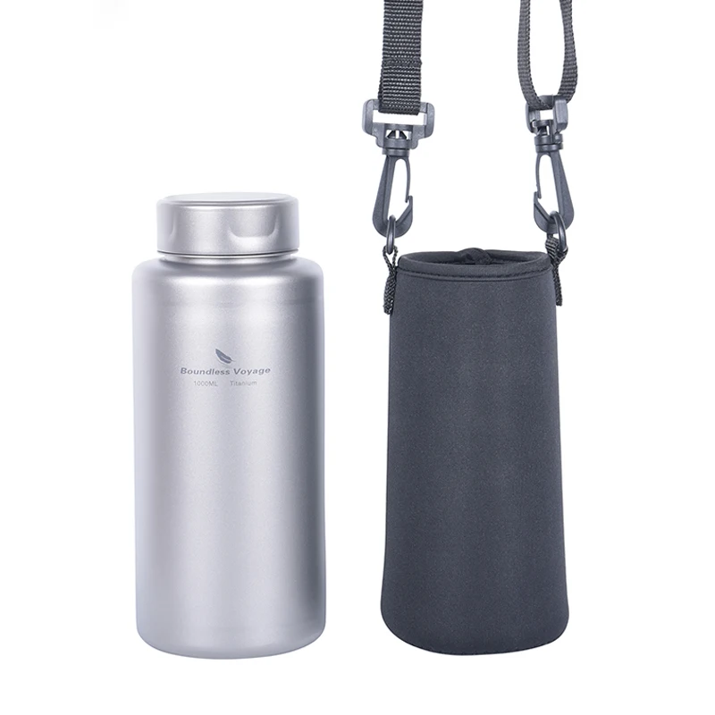 Boundless Voyage 寝袋のない旅行1l/33.8ozチタンボトル単層スポーツ