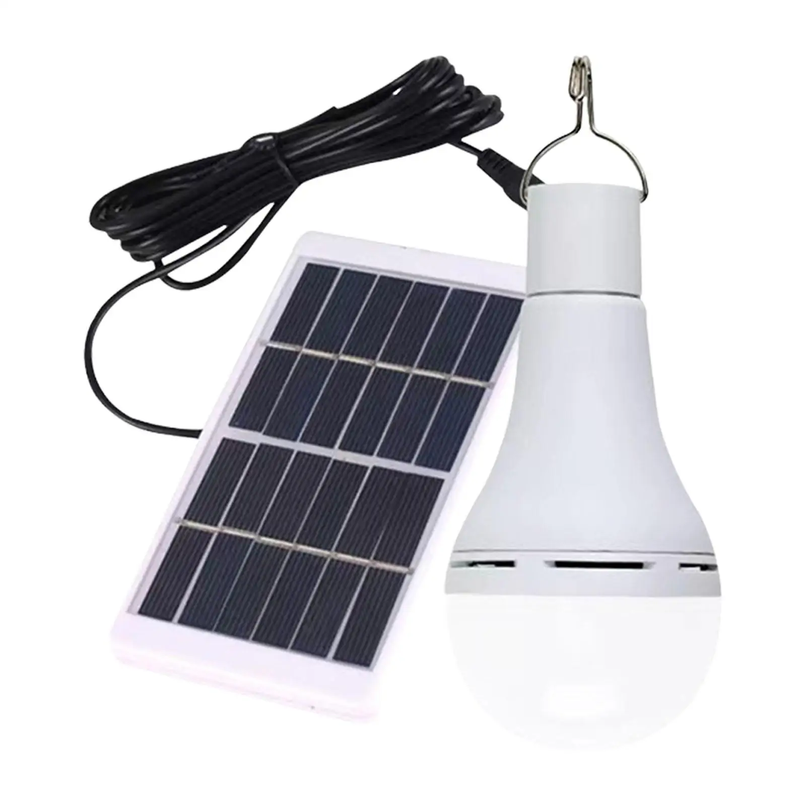 Solar Light Bulb Draagbare oplaadbare zonnelamp voor Home Yard Garden