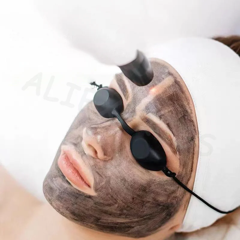 LED مصباح الأشعة فوق البنفسجية العلاج مرنة الأشعة فوق البنفسجية حماية العين Sunbed دباغة نظارات قناع سيليكون نظارات العين الواقية لليزر IPL