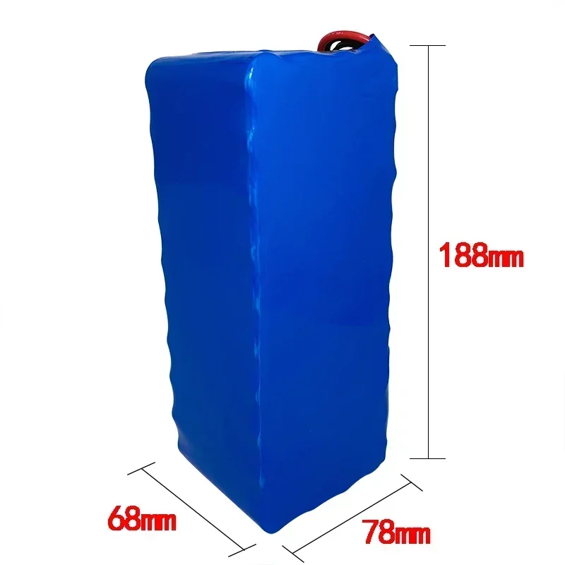 

36V 13600mAh Real Capacity Battery 18650 Lithium Ion,13.6Ah for 500W 1000W 42V E-bike, XT60 Plug,BMS & 2A Charger,High Capacity"