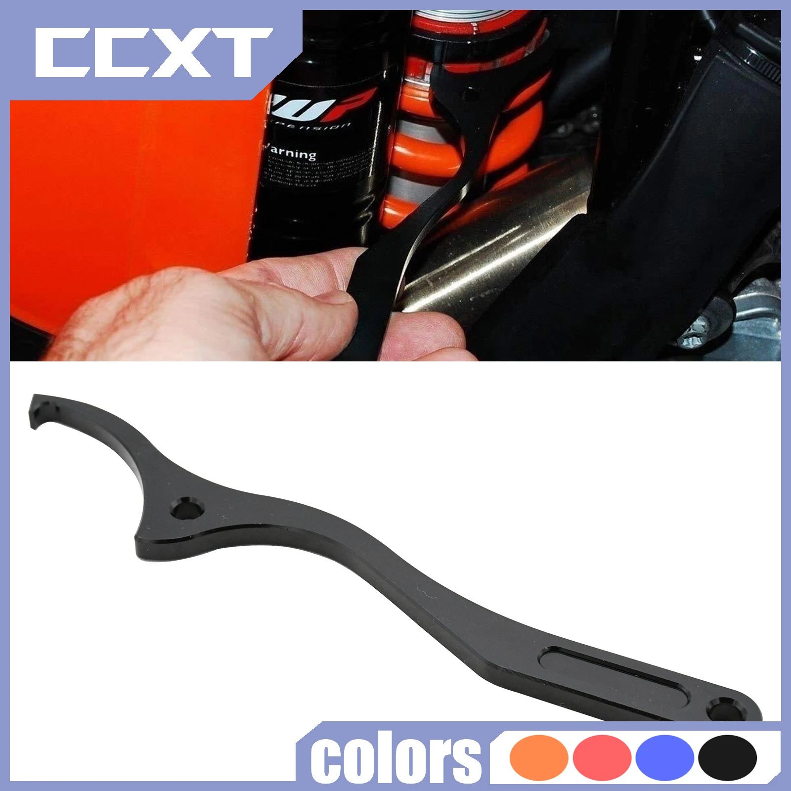 

Алюминиевый задний амортизатор с ЧПУ, гаечный ключ для подвески Husqvarna TE TC FC FE для KTM EXC EXCF SX SXF XC XCW XCFW 125-500