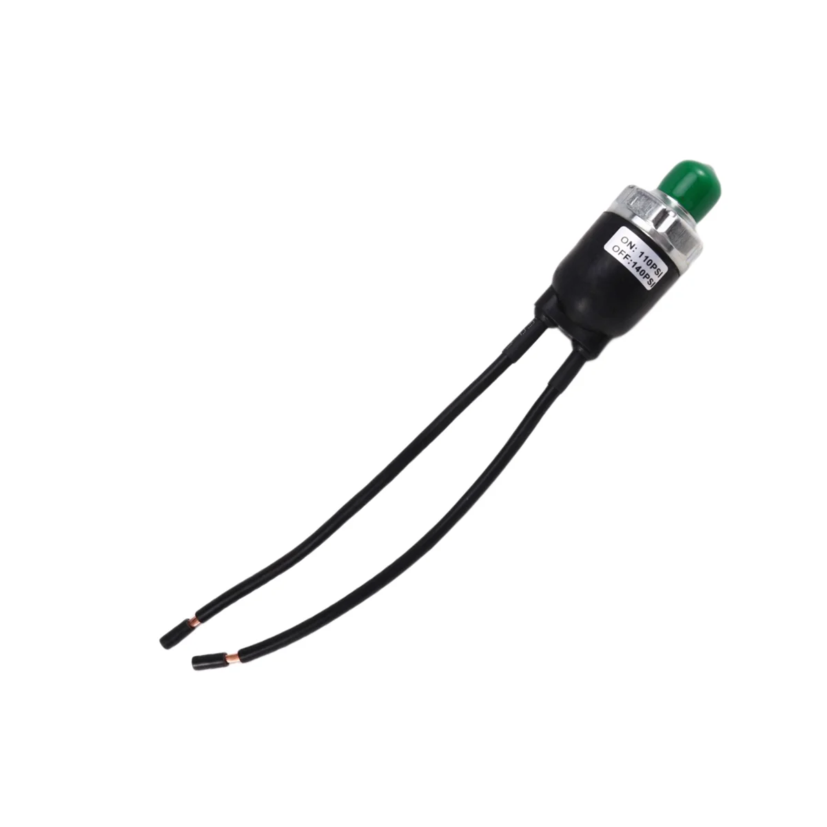 BAAQ Air Compressor Pressure Switch with 12AWG Wires 12V 20A 1/4 NPT, 110-140PSI