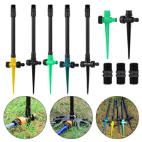 1/2 Inch Threaded Extension Pole Sprinkler Holder Lawn Sprinkler Extension Pole Lawn Plant Watering Tool