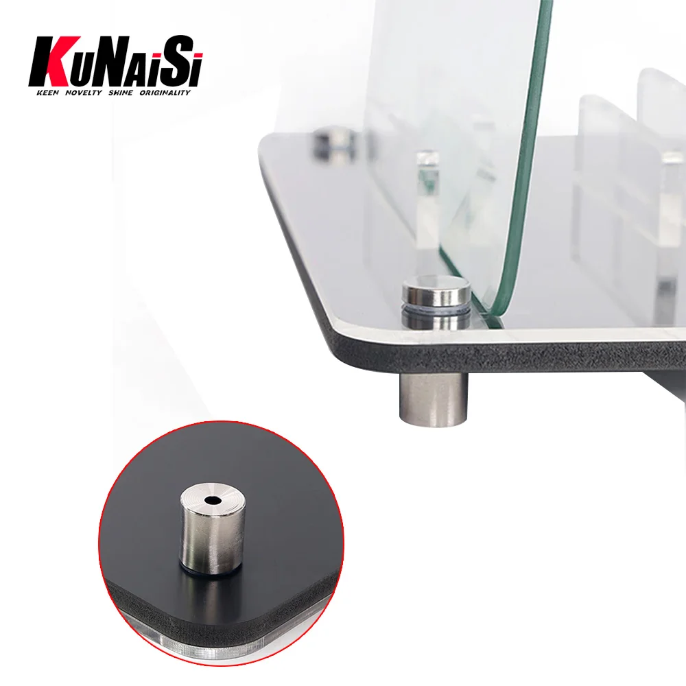 KUNAISI Car Film Glass Testing Show Thick Acrylic Base Car Rack Window Solar Tint Film Automobile Display Model