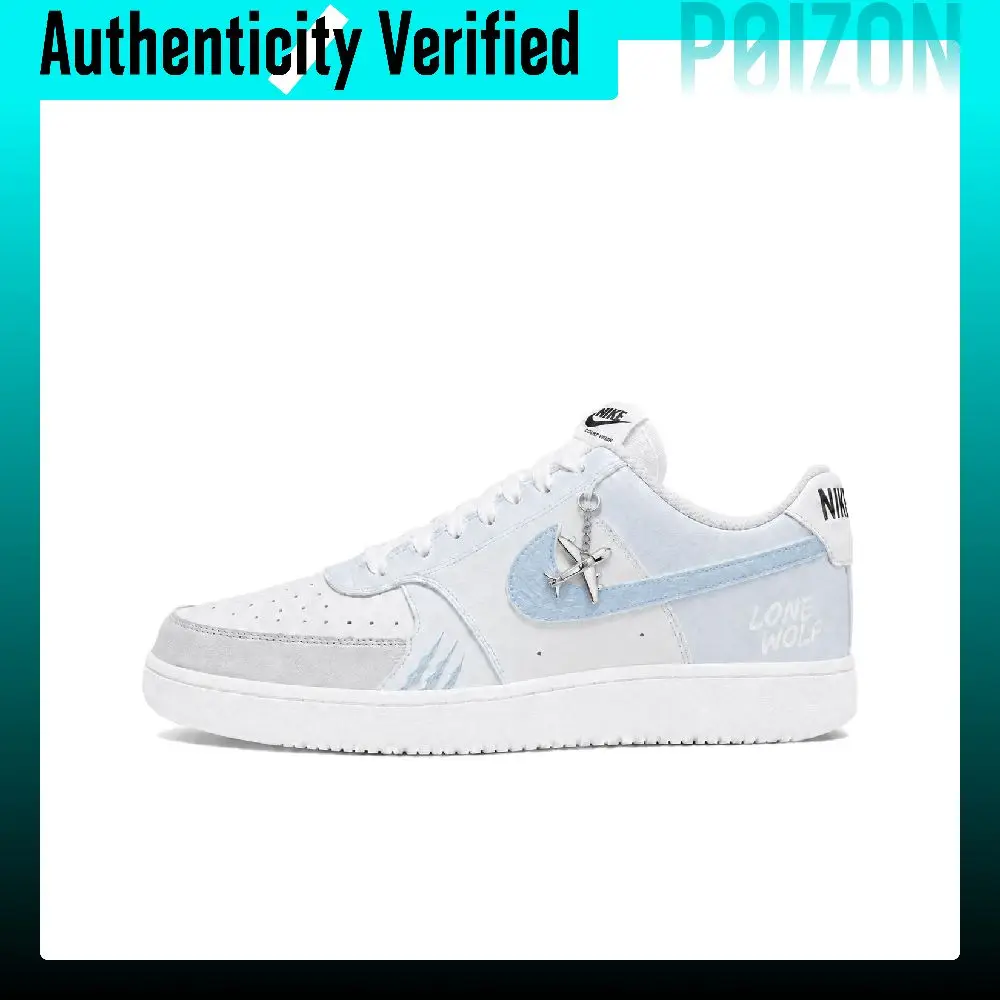 Nike Court Vision 1 Skate Shoes Unisex Low-top White DH2987-101(team2415-)