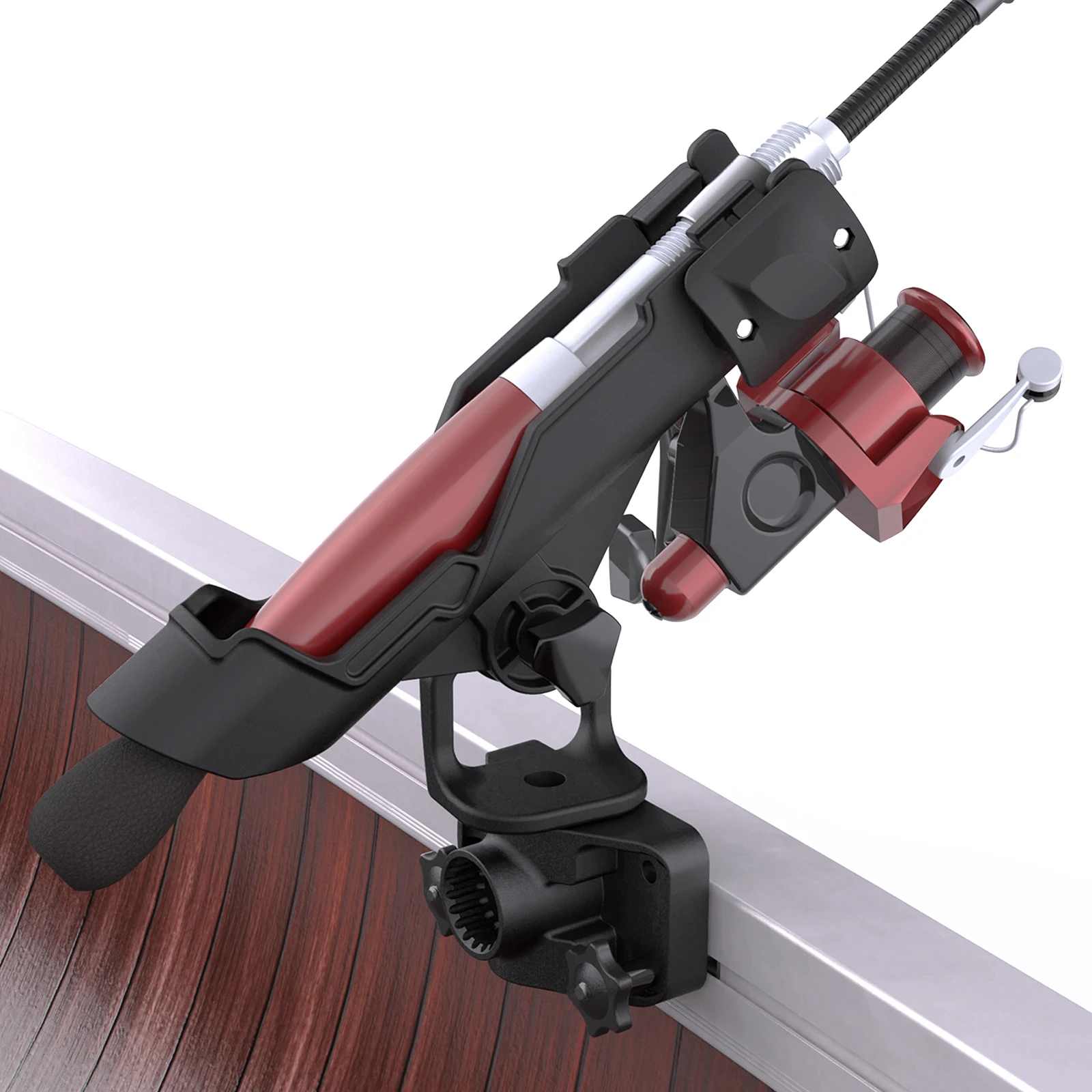 

Combo Mount Fishing Rod Holders - 360 Degree Adjustable Boat Rod Rack