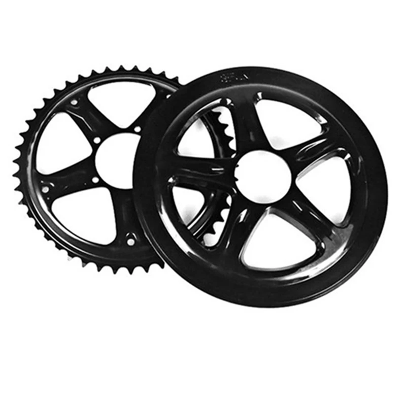 Electric Bike Sprocket And Chainring Guard 44T For Bafang BBS01 BBS02 Kit Mid Drive Motor Conversion Set Kit Without Screws