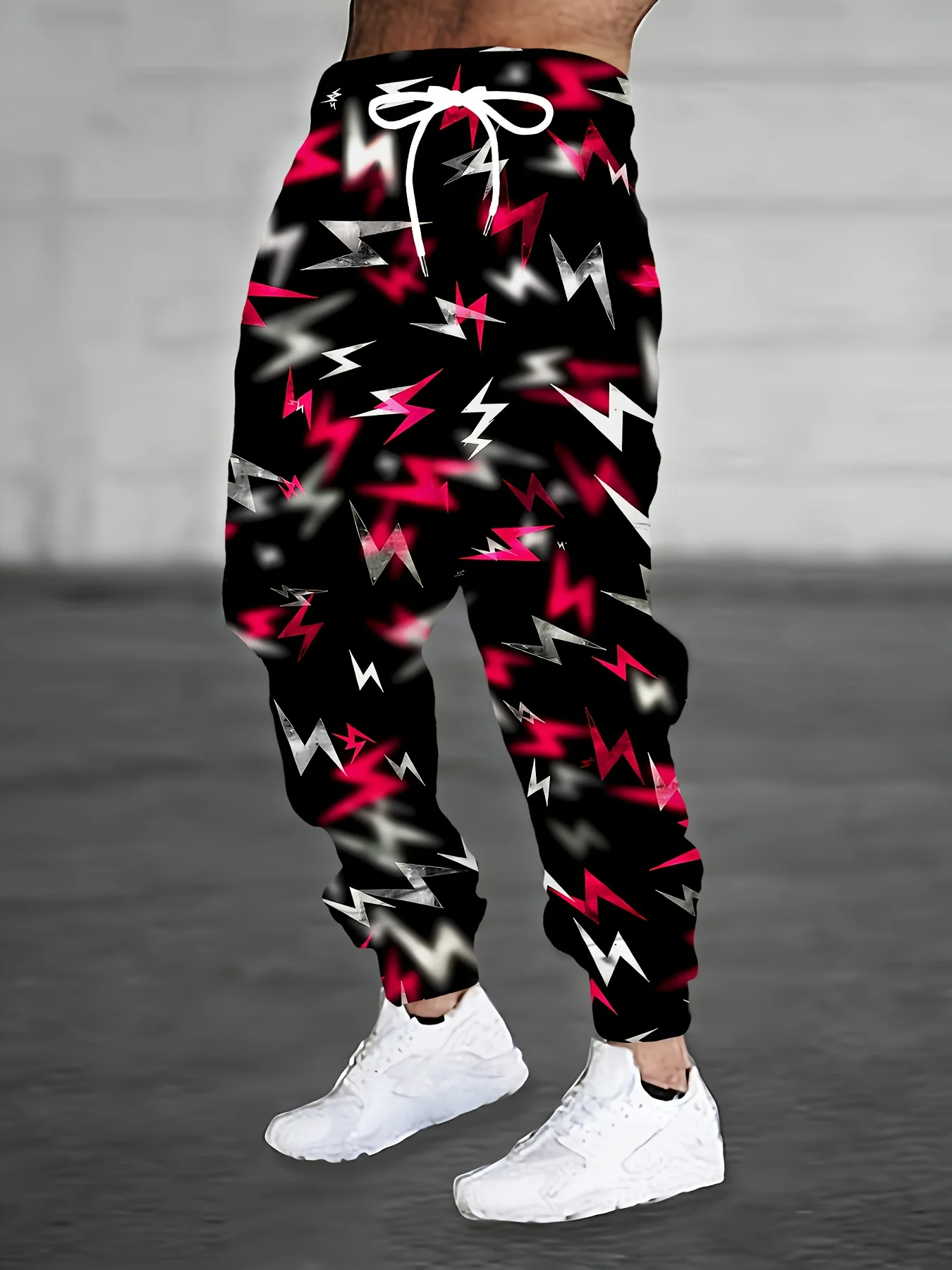 

Модные спортивные брюки унисекс с полным принтом Street Lightning для летнего отдыха, новые дышащие быстросохнущие спортивные штаны