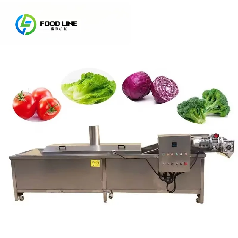 Industrial Blanching Machine FL Wholesale Multifunctional Fruit Vegetable Processing Equipment for French Fries Production