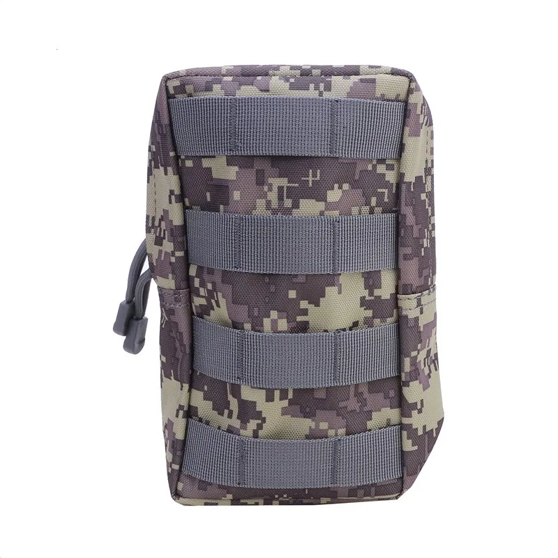 600D Oxford Outdoor Tasche EDC Molle Werkzeug Reißverschluss Taille Zubehör Langlebig Gürtel Komouflage Tasche Airsoft