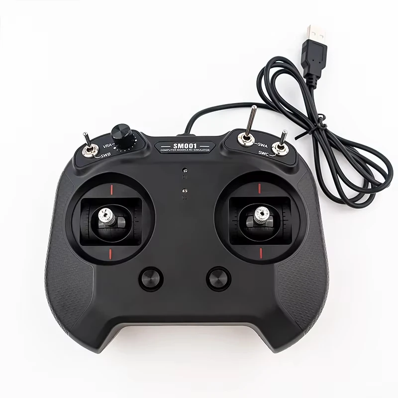 Flysky SM001 6/8CH RC Flight Simulator Controller USB Powered FMS G3/G3.5/G4/G5/G6/G7 XTR5.0 VRC Racing Drone FPV Training