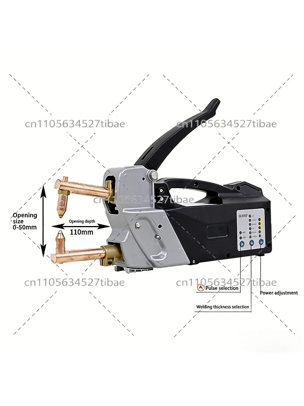Handheld Double-sided Spot Welding Machine Small Butt OL8000 Bump Resistance Machine for Precision Electronics