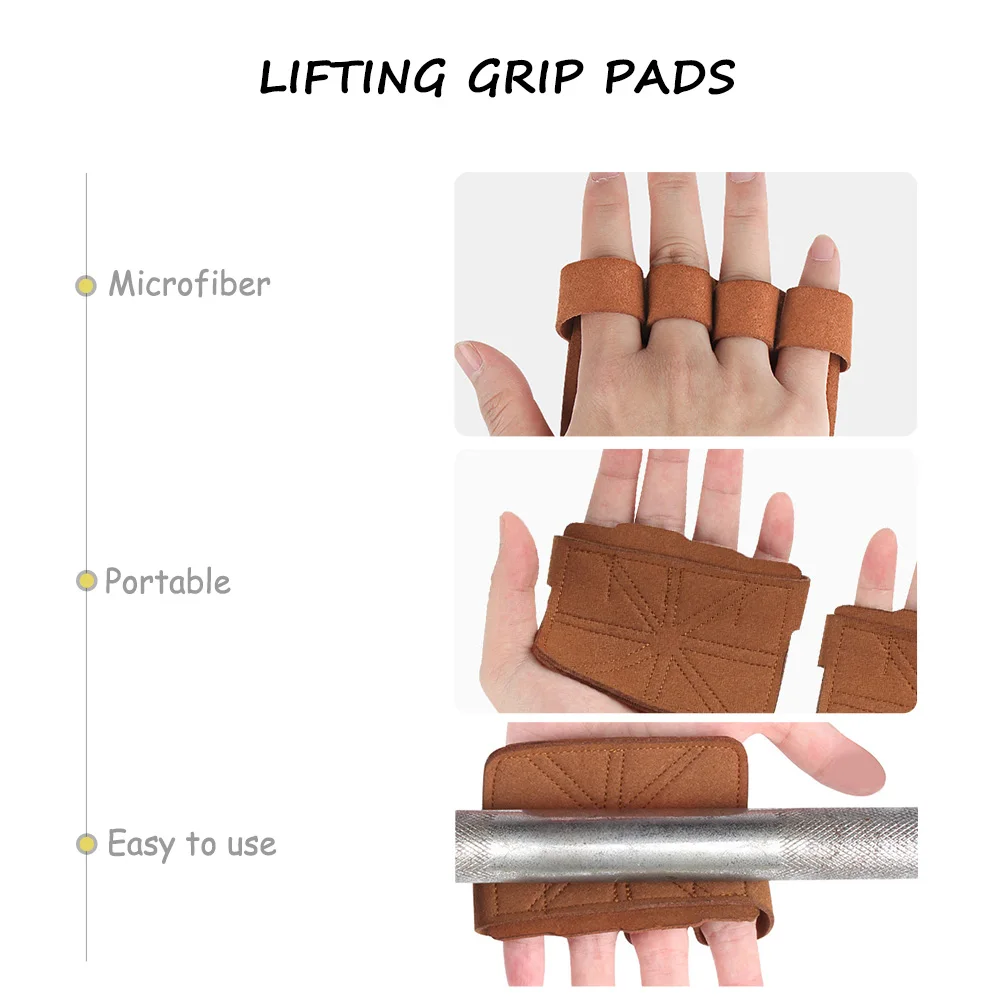 

Microfiber Palm Gym Workout Gloves Non slip Lifting Gym Workout Gloves Grips Fitness H Protection Sports Accessories