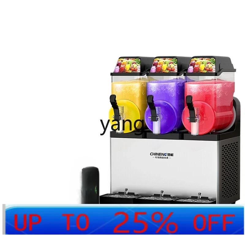 CX  snow melting machine beer cold drink automatic single double three cylinder hot and cold beverage slush machine