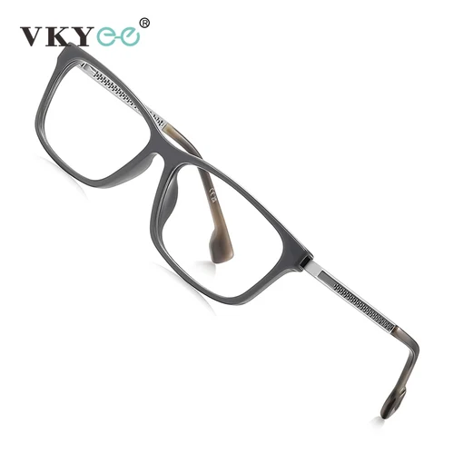 Imagen 2 del producto VICKY, nuevas gafas de lectura clásicas de negocios simples para hombres, diseño cuadrado geométrico, gafas de lectura antiluz azul, prescripción personalizable LS205