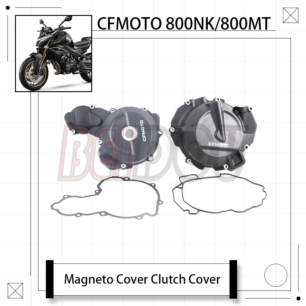 

For CFMOTO 800NK NK800 800MT MT800 Motorcycle Original Clutch Side Cover Magneto Side Cover Assembly Fit CF800NK CF800MT