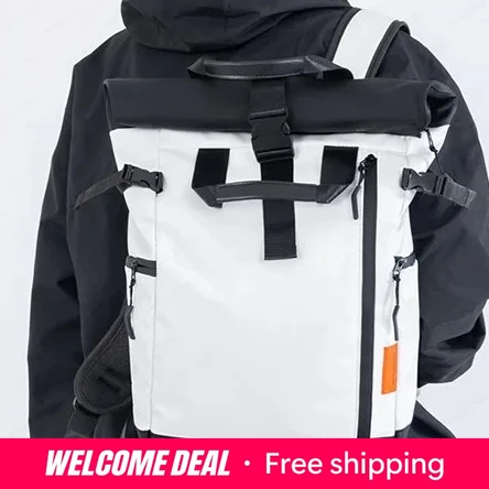Nueva mochila moderna de gran capacidad, apta para hombre y mujer, ideal para la escuela, viajes al aire libre y uso laboral con portátil.