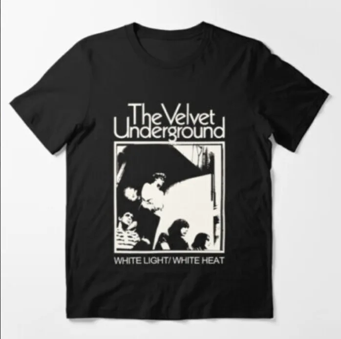 The Velvet Underground Band T-Shirt Vintage Gift For Men Women Funny Black Tee