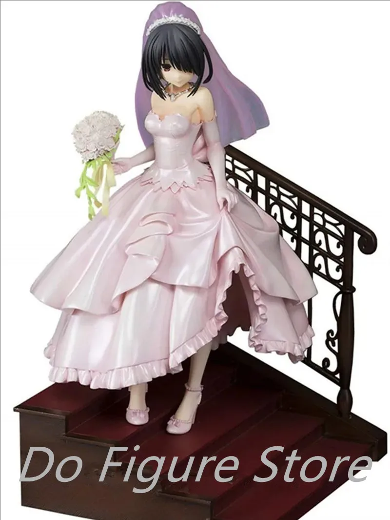 Tokisaki Kurrumi Nightmare Wedding Dress DATE A LIVE PVC Action Toy Figures Japanese Anime Figure Collectible Figurines Hot Sale