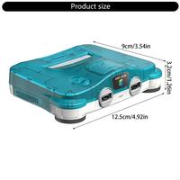 G8DF Easy Operation MetaData in Emulation Station Auto Saved 64Pi Case with Safe Shutdown and Reset Double USB Ports DIY Box