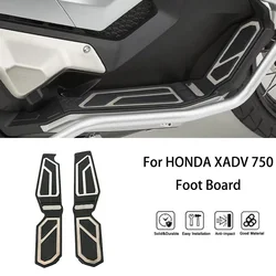 MTKRACING apoio para os pés para Honda XADV 750 2017-2024, almofadas do descanso do pé, pedais da placa do pedal, acessórios da motocicleta