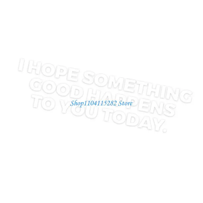Car Exterior Decal Positive Message Auto Design Sticker for Climate